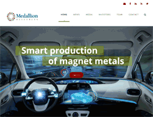 Tablet Screenshot of medallionresources.com